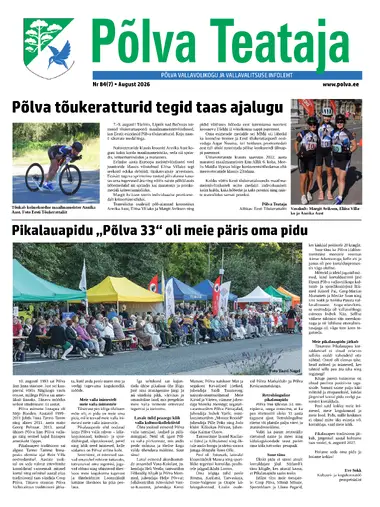 Põlva Teataja augut 2026