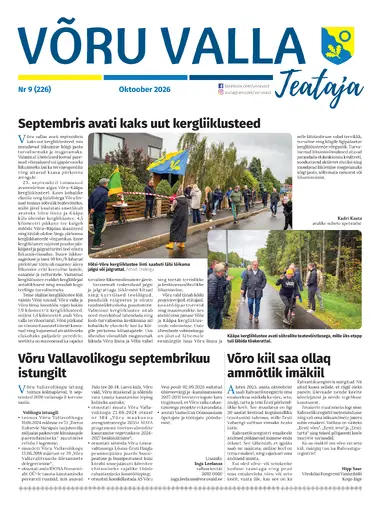 Võru Valla Teataja oktoober 2026